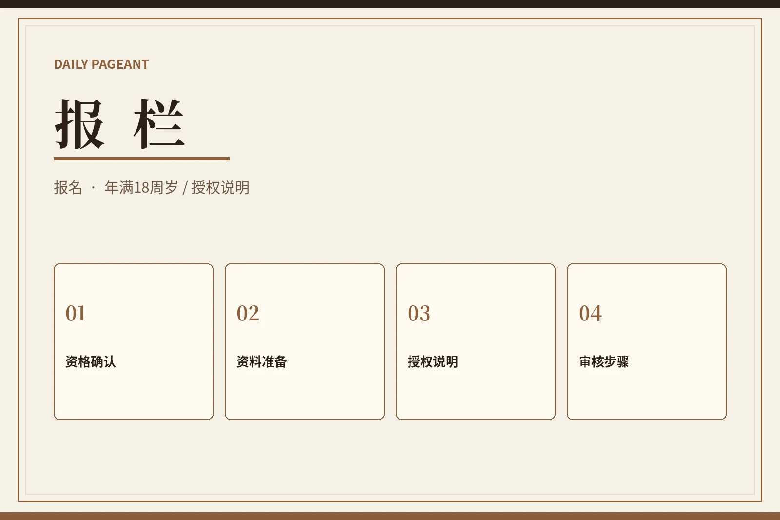 每日大赛报栏内容图